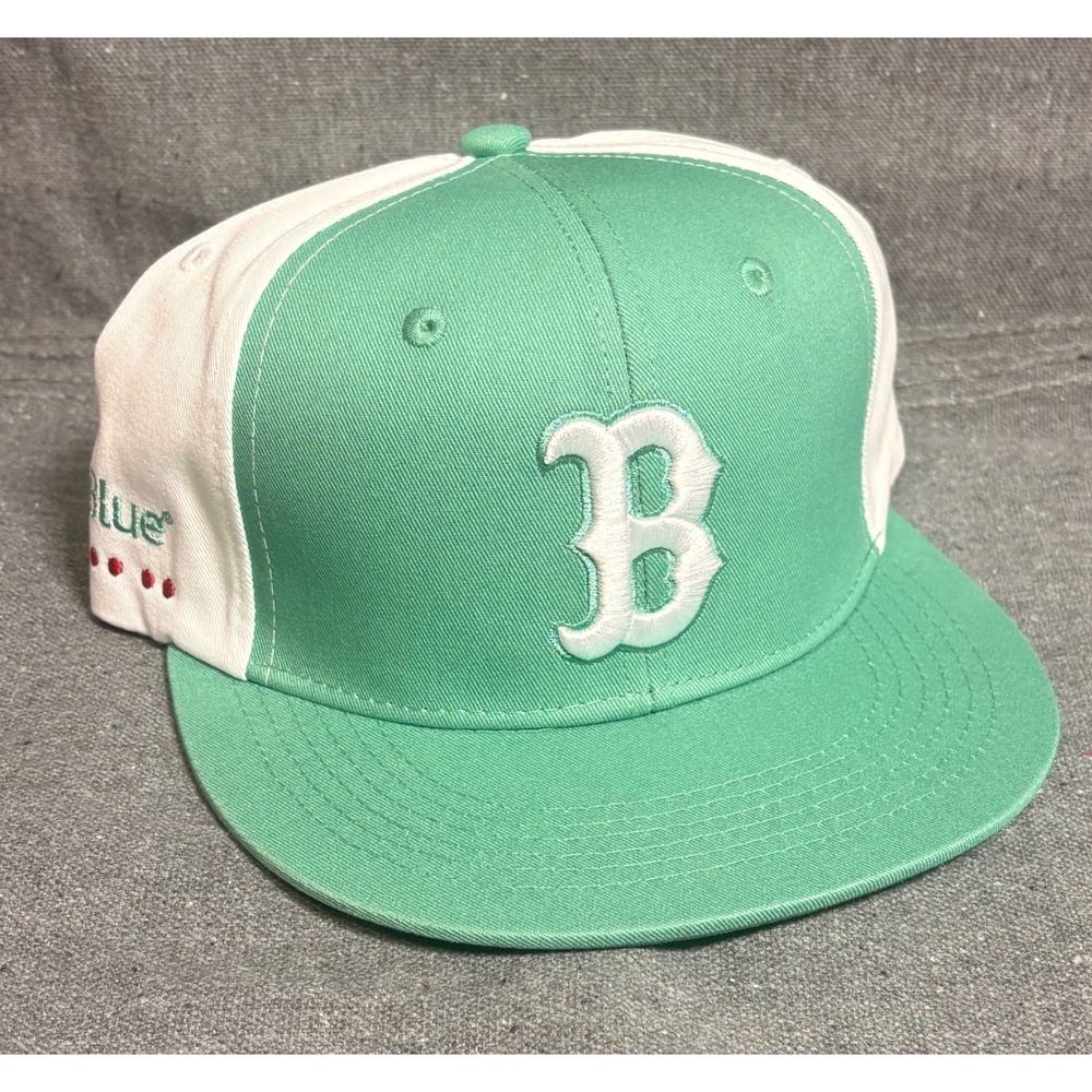 Boston Red Sox JetBlue Melon Wear Snapback Hat Green White Baseball Cap Mens NEW